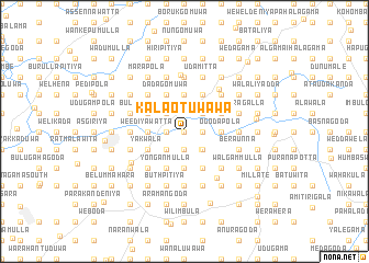 map of Kalaotuwawa