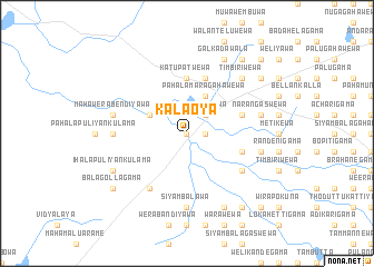 map of Kala Oya