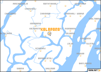 map of Kalāpāra