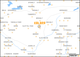 map of Kålarp