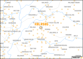 map of Kalasag