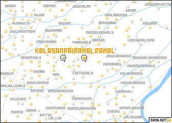map of Kalāsan Paira Mal