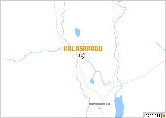 map of Kalasapādu