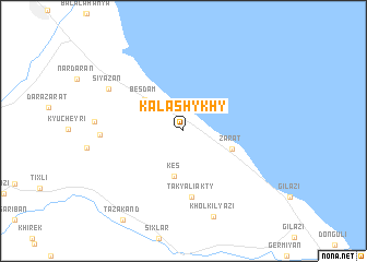 map of Kalashykhy