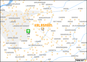 map of Kalās Māri