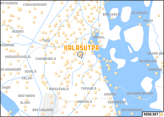 map of Kāla Sūtra