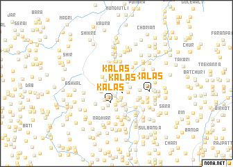 map of Kalas
