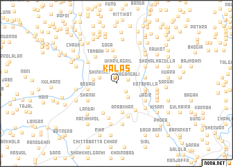 map of Kalas