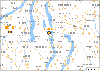 map of Kālas