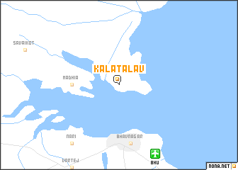 map of Kālātalāv