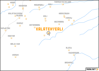 map of Kalāteh-ye ‘Alī