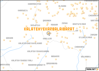 map of Kalāteh-ye Karbalā\