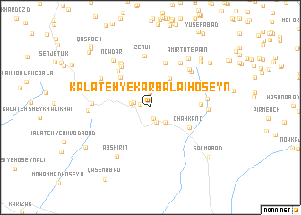 map of Kalāteh-ye Karbalāʼī Ḩoseyn