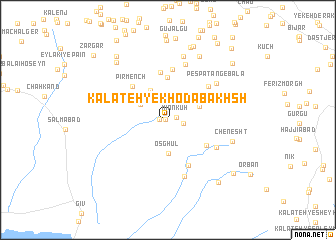 map of Kalāteh-ye Khodā Bakhsh