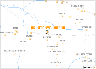 map of Kalāteh-ye Khoshk