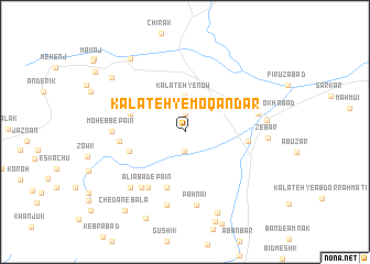map of Kalāteh-ye Moqandar