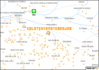 map of Kalāteh-ye Nāyeb Rajab