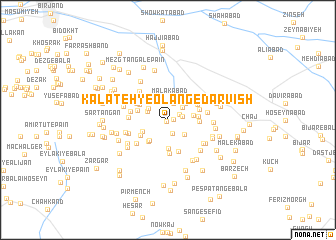 map of Kalāteh-ye Olang-e Darvīsh