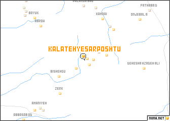 map of Kalāteh-ye Sarposhtū