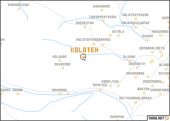 map of Kalāteh