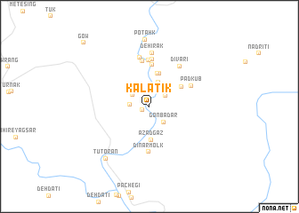 map of Kalātīk