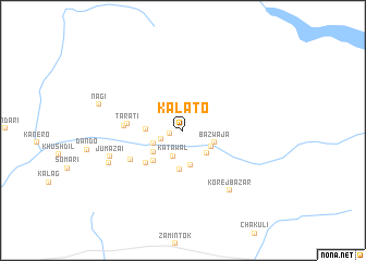 map of Kalāto