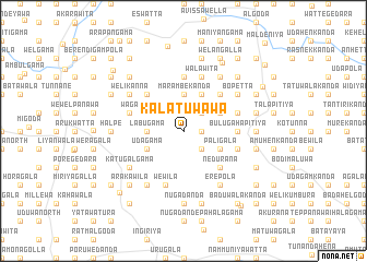 map of Kalatuwawa