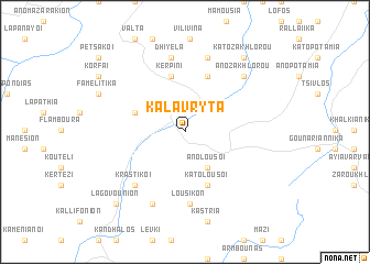 map of Kalávryta