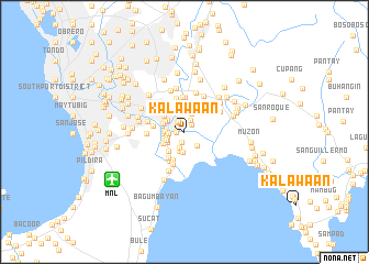 map of Kalawaan
