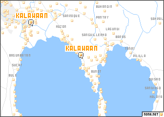 map of Kalawaan