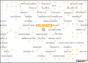 map of Kalawana