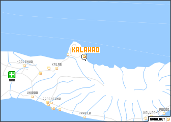 map of Kalawao