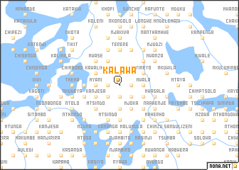 map of Kalawa