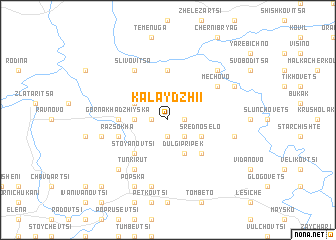 map of Kalaydzhii