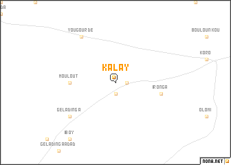 map of Kalay