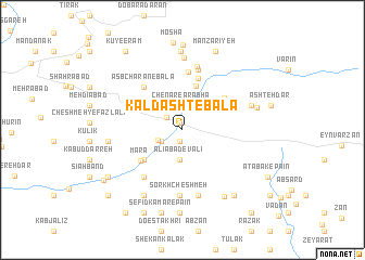 map of Kāl Dasht-e Bālā