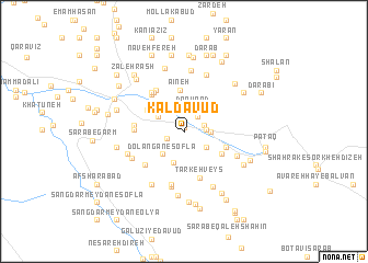 map of Kal Davūd