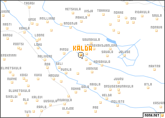 map of Kalda