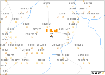 map of Kaléa