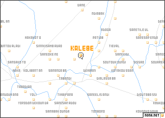 map of Kalébé