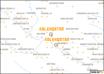 map of Kaleh Qaţār