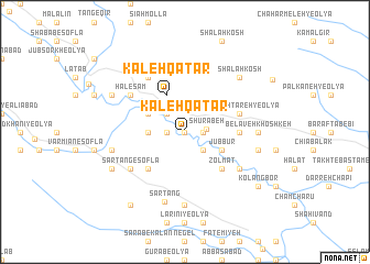 map of Kaleh Qaţār