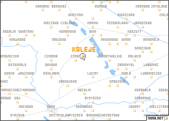 map of Kaleje