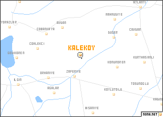 map of Kaleköy