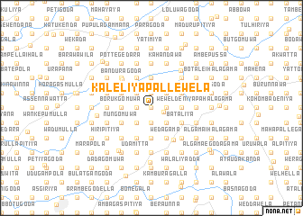map of Kaleliya Pallewela