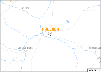 map of Kalemba