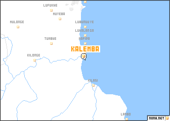 map of Kalemba