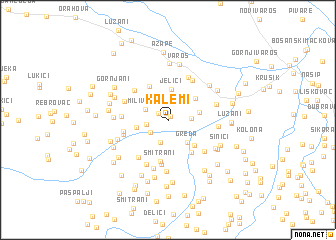 map of Kalemi