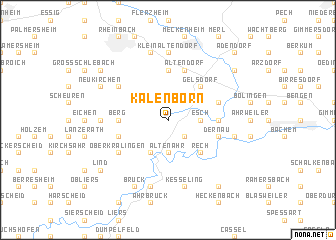 map of Kalenborn