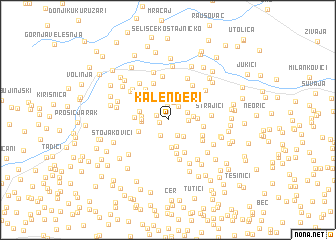 map of Kalenderi